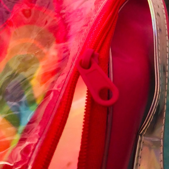 Fun  vintage eccentric  small colourful Barbie purse bag, make up bag - Picture 3 of 5